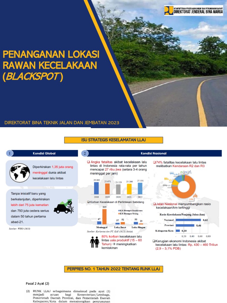 Penanganan Lokasi Rawan Kecelakaan | PDF | Teknologi & Rekayasa