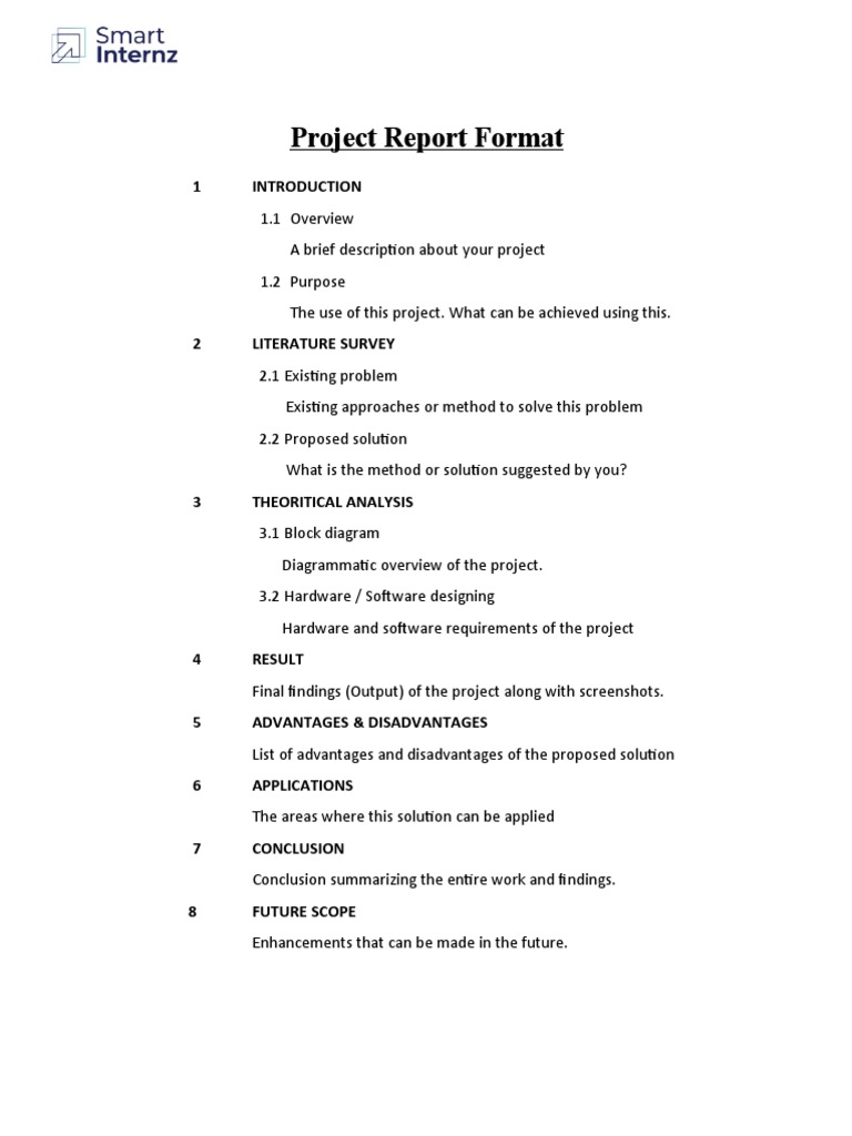 Project Report Sample | PDF