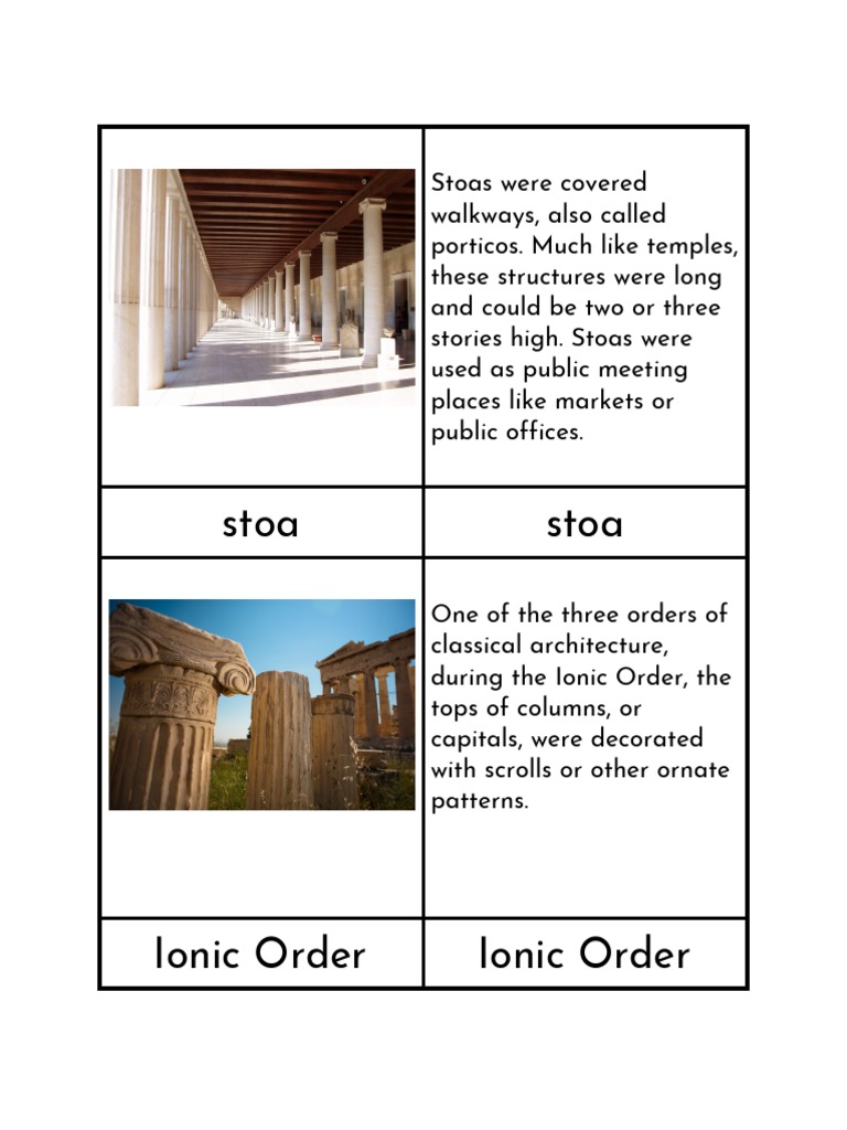 Stoa Stoa | PDF | Column | Classicism