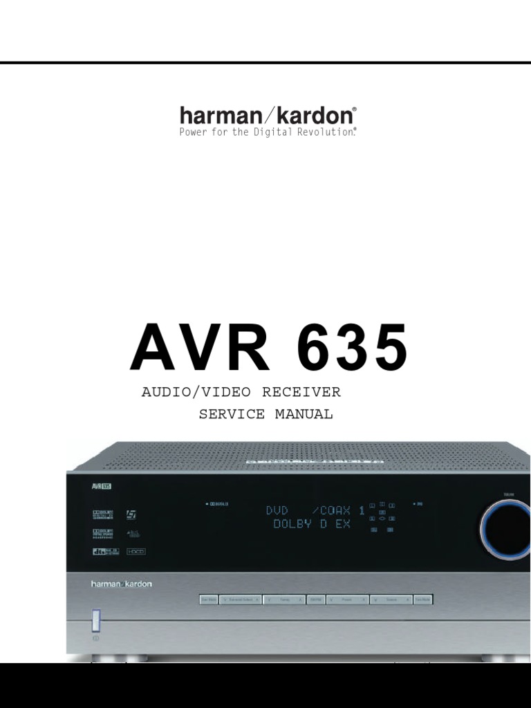 Harman Kardon Avr-635 SM | PDF | Frequency Modulation ...