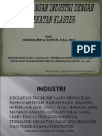 Pengembangan Industri DGN Pendekatan Klaster