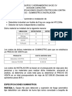 CFE Donaldo Colosio - Especificaciones Equipo Contra Incendios Junio 2023