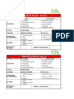 Formato 2 y 3 - Tarjeta Roja y Amarilla