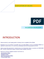 Classification of Valves