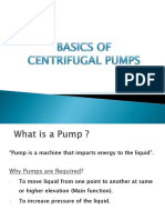 Basics of Centrifugal Pumps