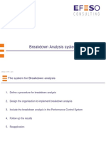 Breakdown Analysis System