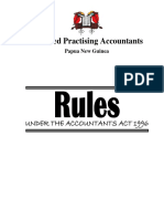 Cpa PNG Rules