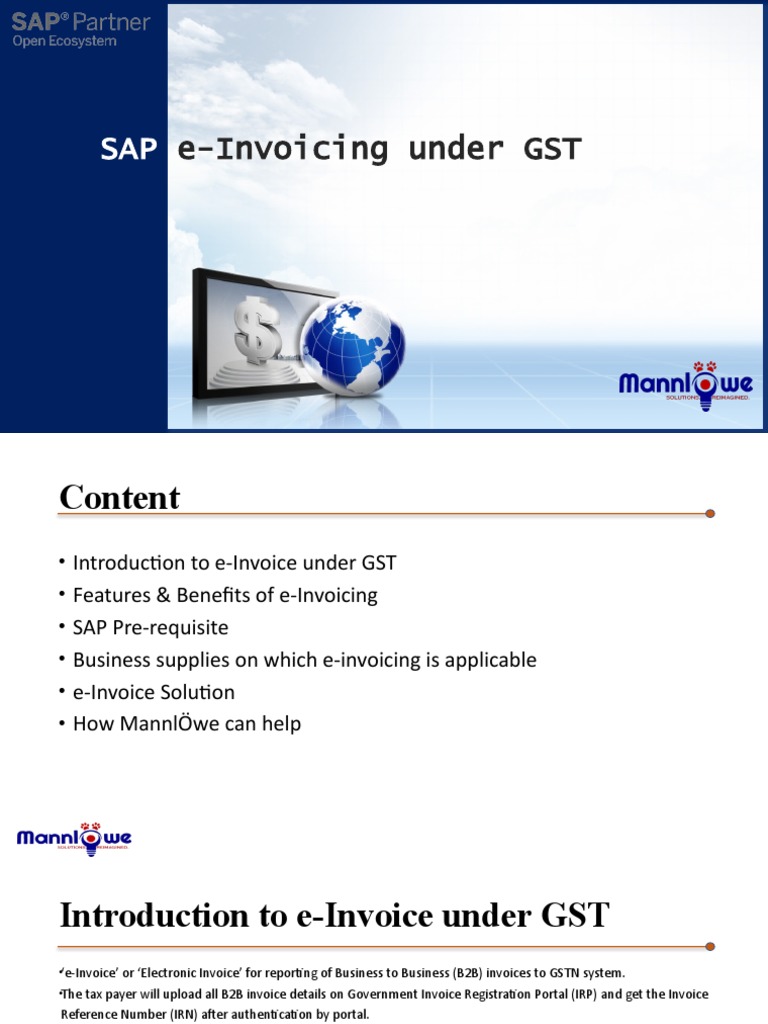 SAP e-Invoicing Compliance Guide | PDF | Invoice | Business