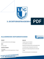 Organisation Sichtungstraining