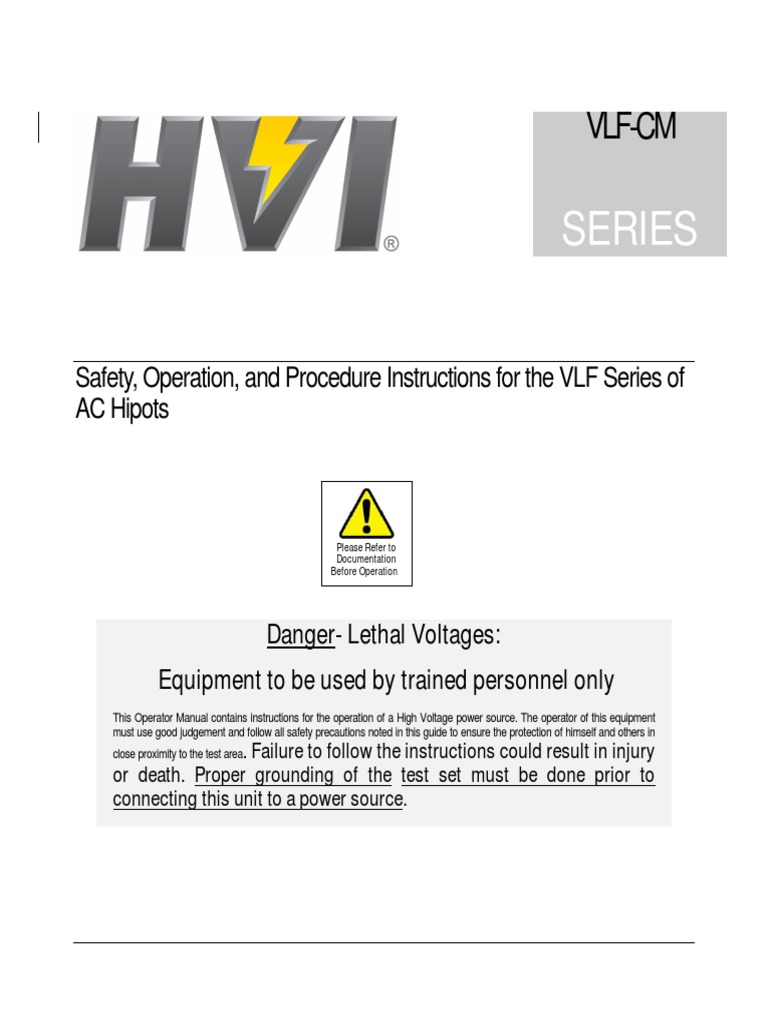 VLF 90CM Manual Web 2k18 | PDF | Alternating Current | Capacitor