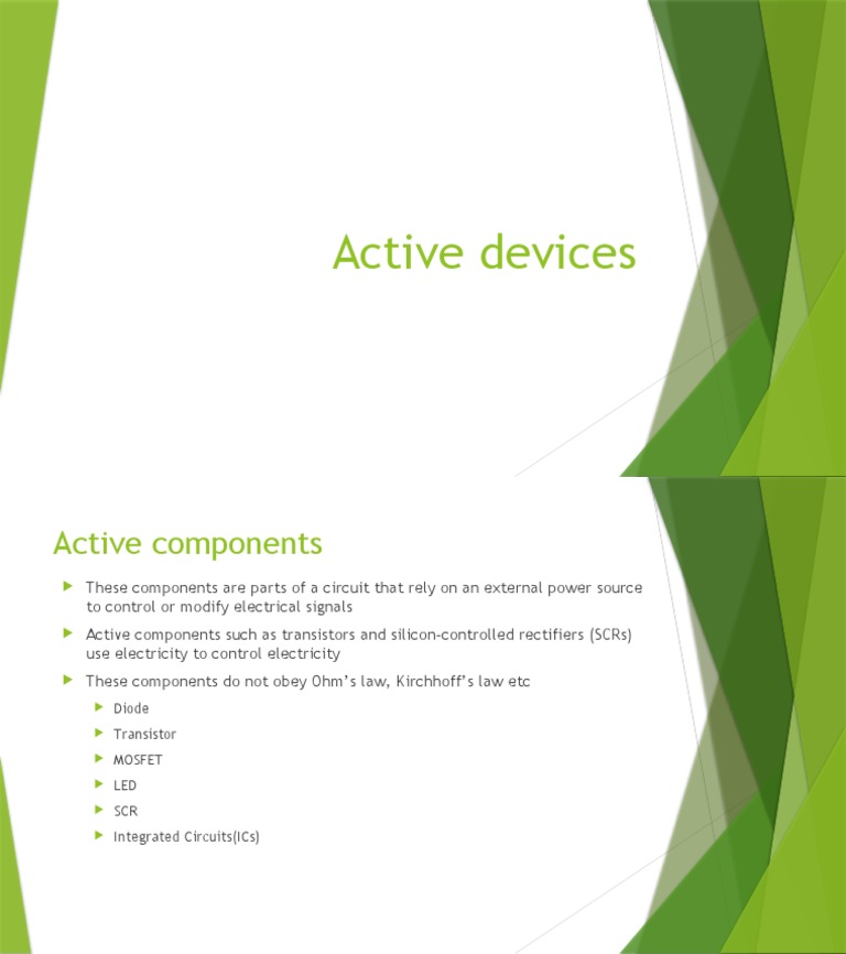 Active Devices PDF