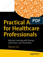 Practical Ai For Healthcare Professionals: Machine Learning With Numpy, Scikit-Learn, and Tensorflow