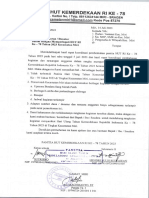 Surat Dari Kecamatan Miri Permohonan Iuran Donatur Dalam Rangka Memperingati HUT RI Ke 78 TH 2023 Kec Miri