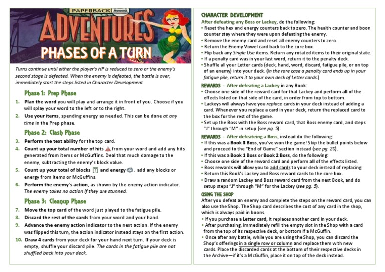 Turn-Based Game Mechanics Guide | PDF | Card Games | Consumer Goods