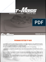 Programme Dietetique Fit-Mass