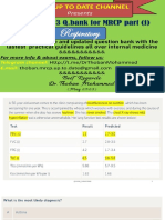 Respiratory PasTest 2023 For MRCP I