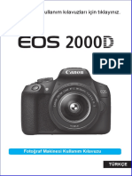 Canon Eos 2000d Turkce Kullanim Kilavuzu