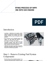 Converting Process of Mpfi Engine Into Gdi Engine
