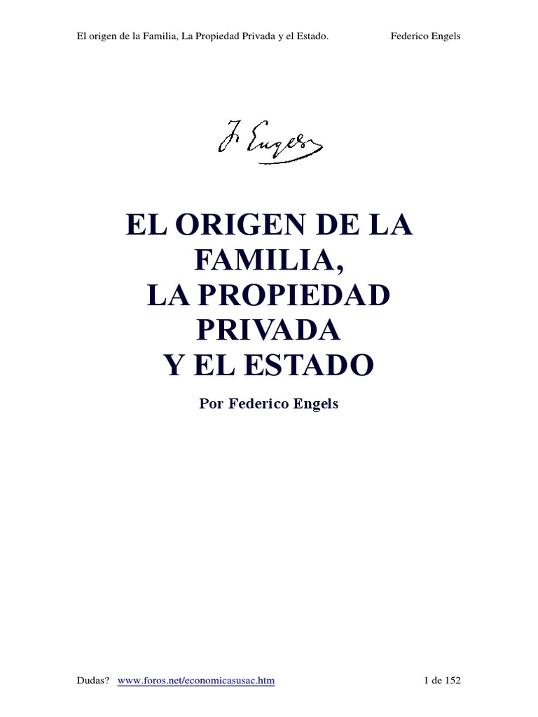 El Origen de La Familia, La