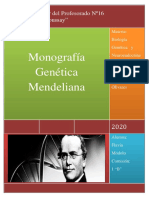 Monografía - Genética Mendeliana