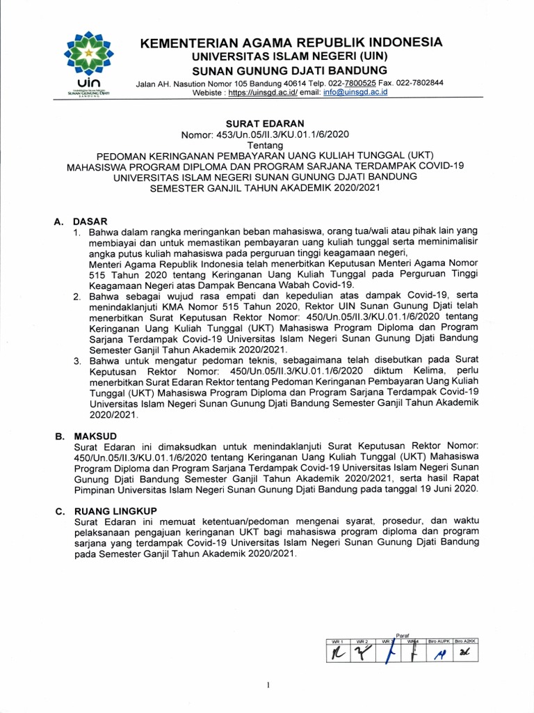Surat Edaran | PDF