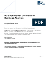 BCS Foundation V4.0 Sample Paper - BBL