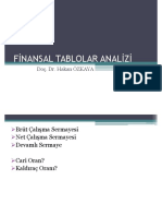 Finansal Tablolar Analizi 0329
