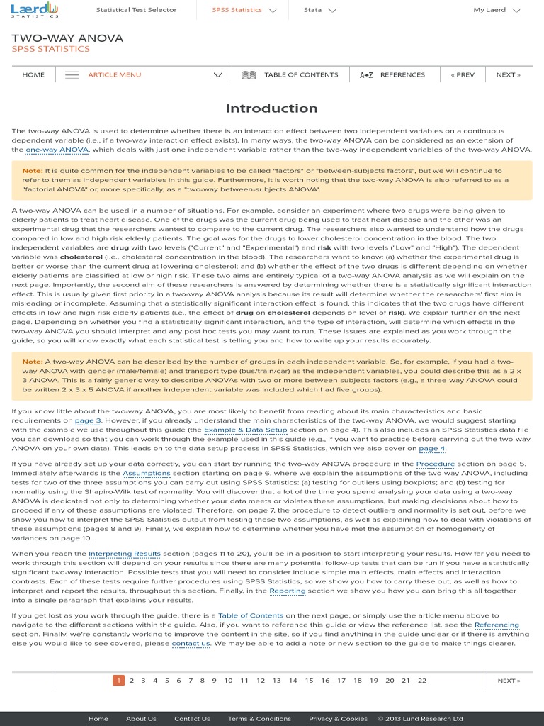 Laerd Statistics Multiple Regression