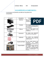 Tabla de Las Partes de La Compu