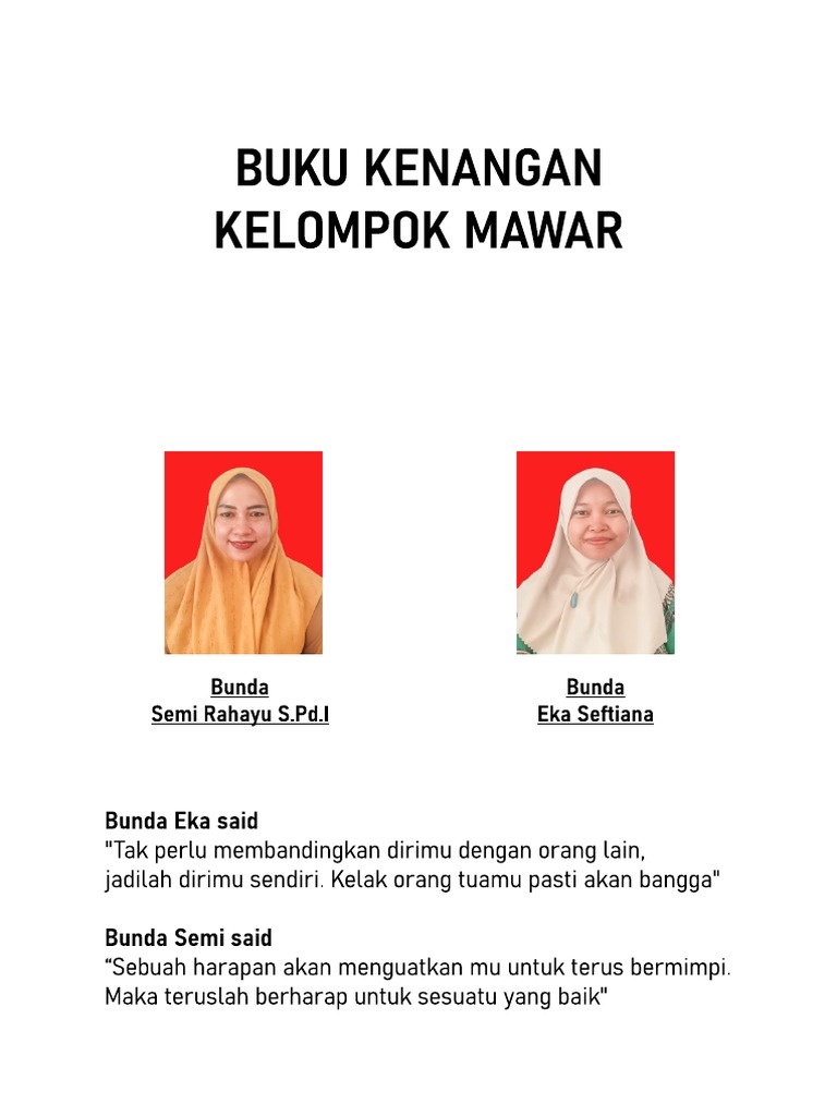 Buku Kenangan | PDF