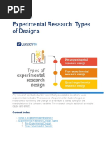 Experimental Research