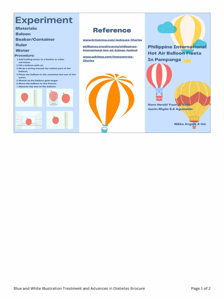 Hot Air Balloon PDF