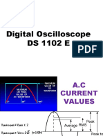 Digital Oscilloscope DS 1102 E Slides ELCELB1