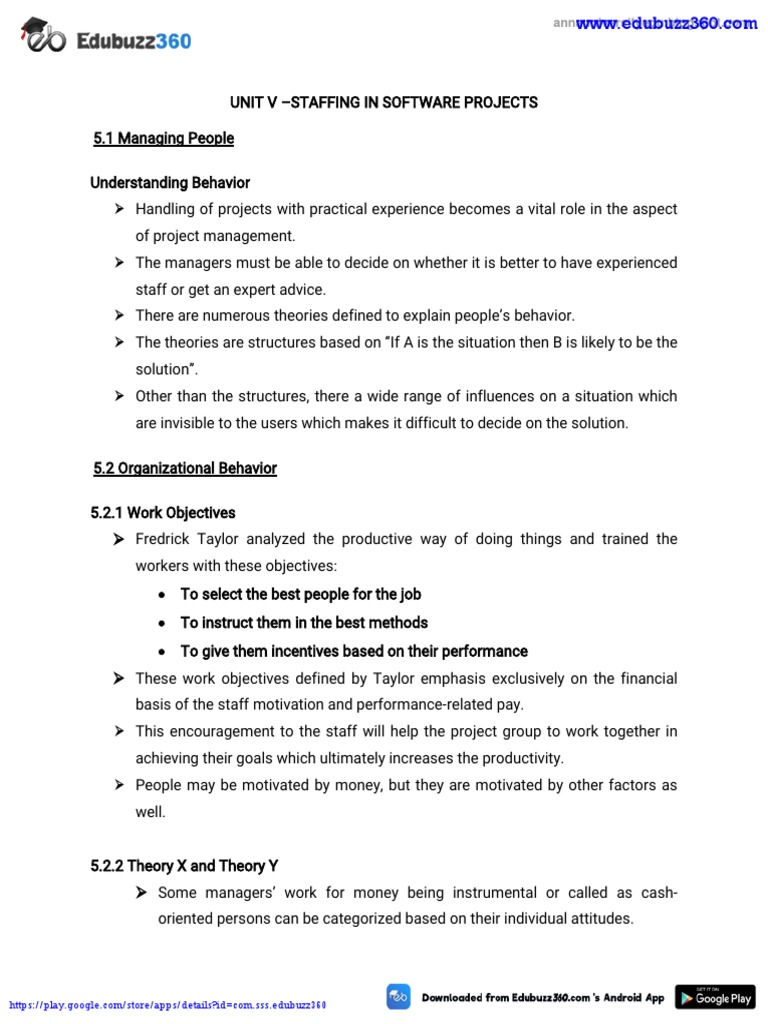 Staffing Strategies in Software Projects | PDF