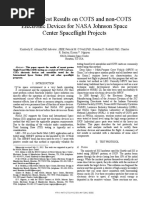 Radiation Test Results On COTS and Non-COTS Electronic Devices For NASA Johnson Space Center Spaceflight Projects