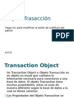 Objeto Transaction