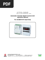 ATS021 Automatic Transfer Switch Guide | PDF | Transformer | Power Supply