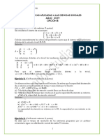 Examen Matematicas Ccss Opcion B