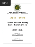 Updated Philippine Housing Socio - Economic Goals.