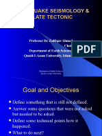 Earthquake Seismology & Plate Tectonic by Dr. Zulfiqar Ahmad NCP