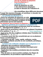 1 - Les Questions Qui Se Posent Les Physiciens