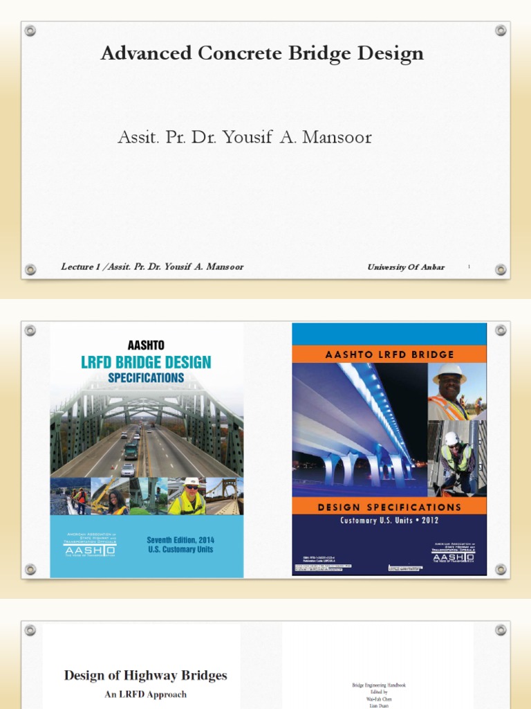 Advanced Concrete Bridge Design Basics | PDF | Strength Of Materials ...