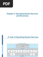 OS Services and Structures - CH 2