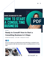 Richnuggets Com How To Start A Consulting Business in 6 Steps