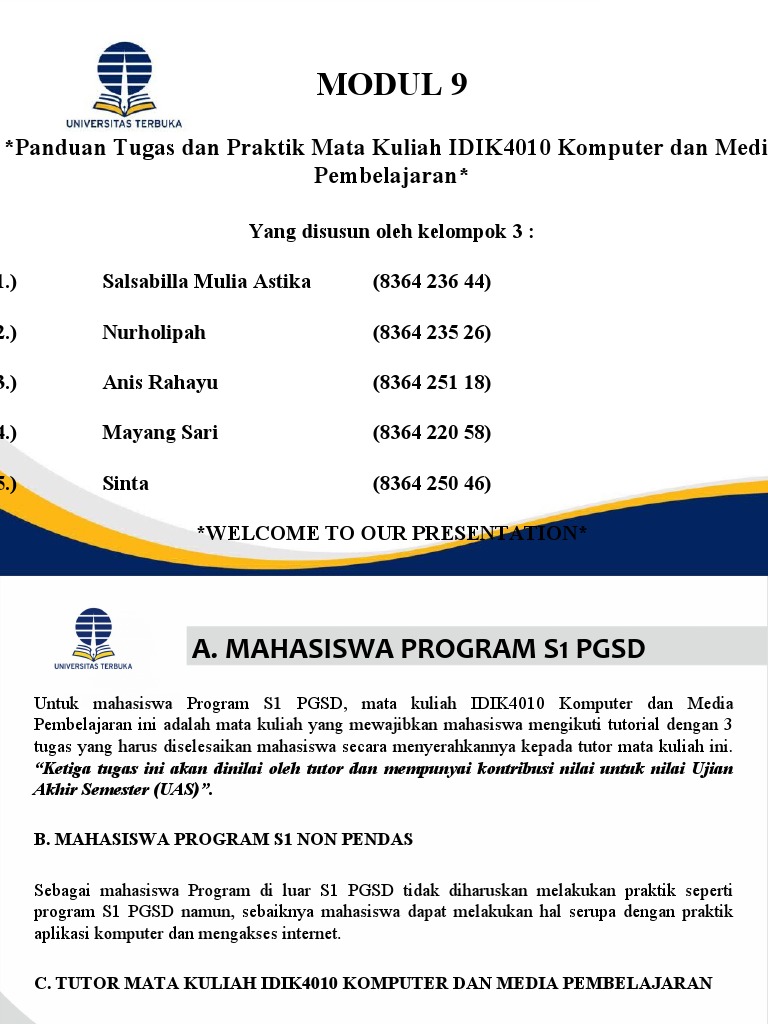 Ppt Komputer Dan Media Pembelajaran Modul 9 Pdf