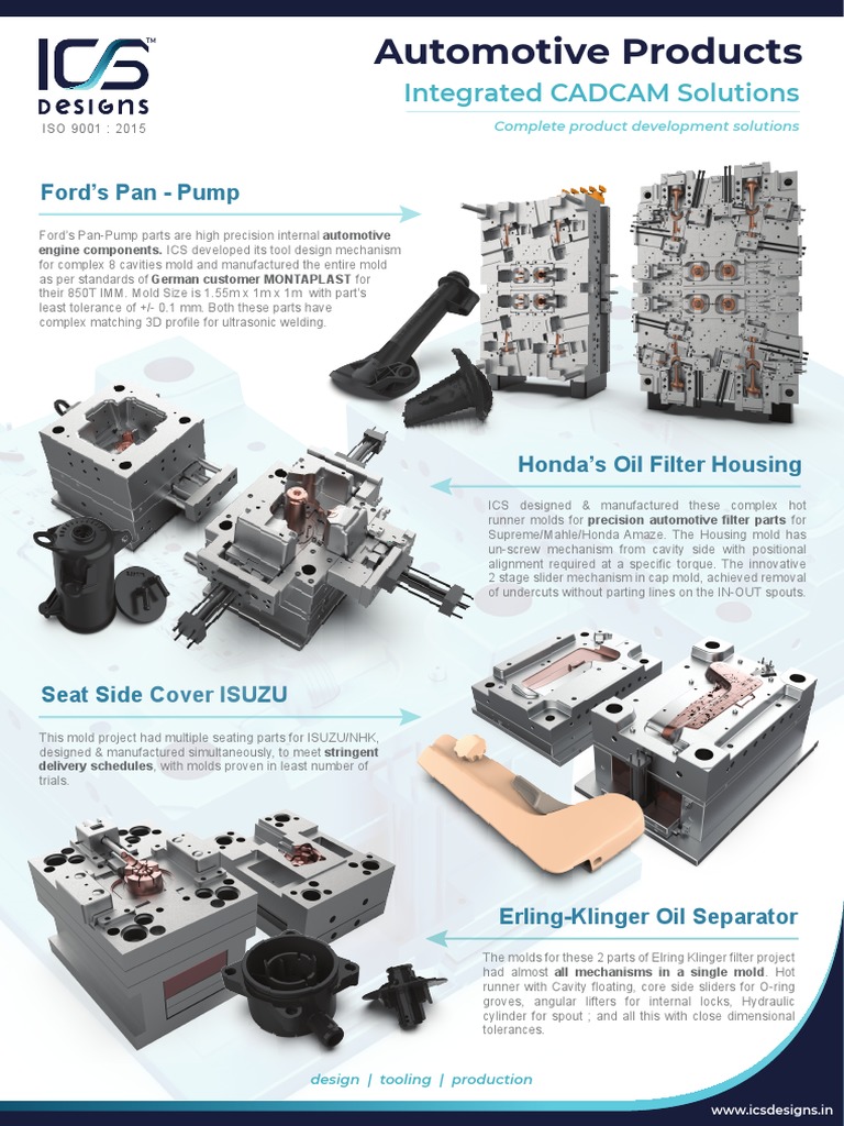 Automotive Mold Design Solutions | PDF | Mechanical Engineering ...