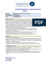 Management Et Marketing de La Santé