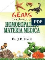 Homoeopathic Materia Medica - by J.D.patil