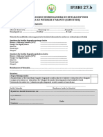 (B) Application Form For Removal of Restriction by Servitudes - Kinya