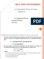 Rate Constant-Temperature Dependent Term